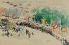 Corpus Christi procession in Toruń (1920)