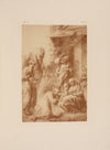 Correggio – Drawing of adoration of the kings