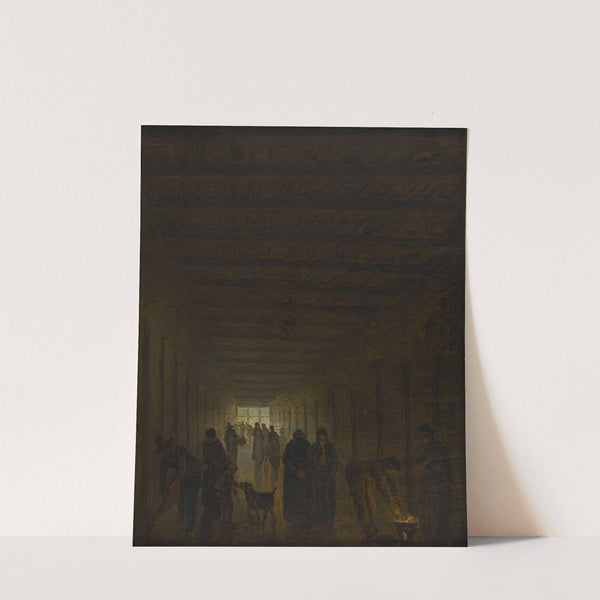 Corridor de la prison Saint-Lazare (1794) by Hubert Robert