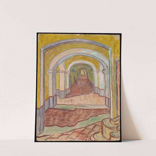 Corridor in the Asylum (1889) by Vincent van Gogh