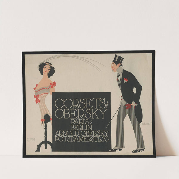 Corsets Obersky (1912) by Julius Klinger