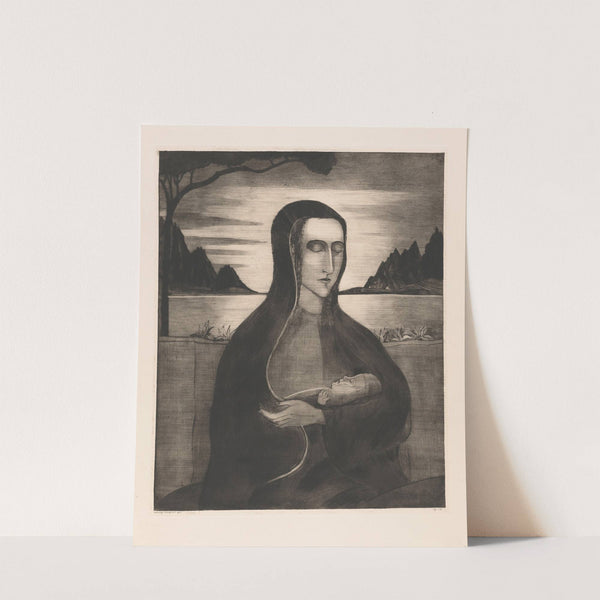 Corsicaanse vrouw met kind (1922) by Lodewijk Schelfhout