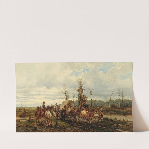 Cossacks on a Country Road by Ludwig Gedlek