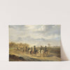 Cossacks on a country Road near Bergen in North Holland, 1813 by Pieter Gerardus van Os