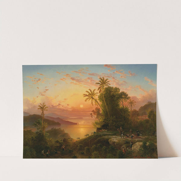 Costa De La Guaira A La Caida Del Sol by Ferdinand Bellermann