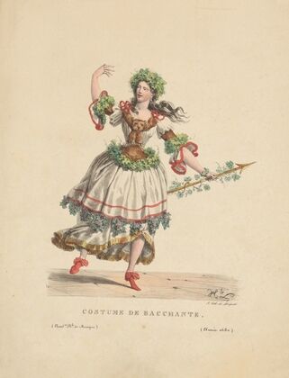 Costume de bacchante (1821)