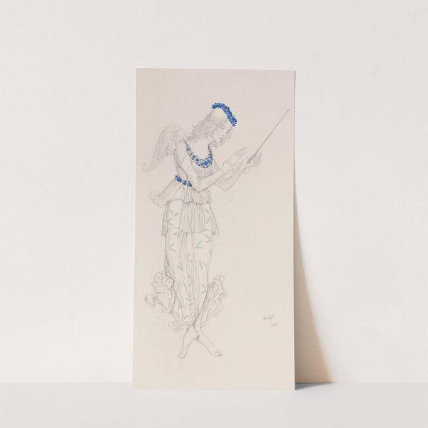 Costume Design For A Fairy From The Ballet The Sleeping Beauty (1916) by Léon Bakst