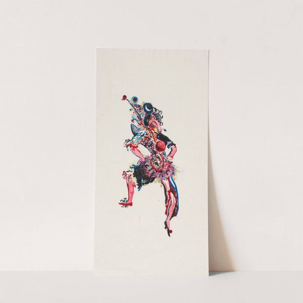 Costume design for a jester by Sergey Chekhonin