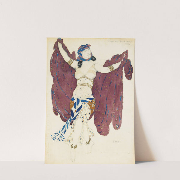 Costume Design For A Syrian Dancer In Cleopatra by Léon Bakst