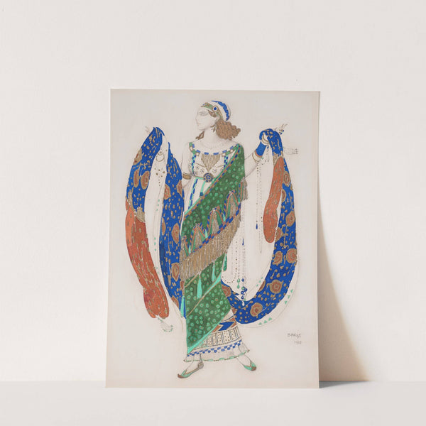 Costume design for an Oriental dancer by Léon Bakst