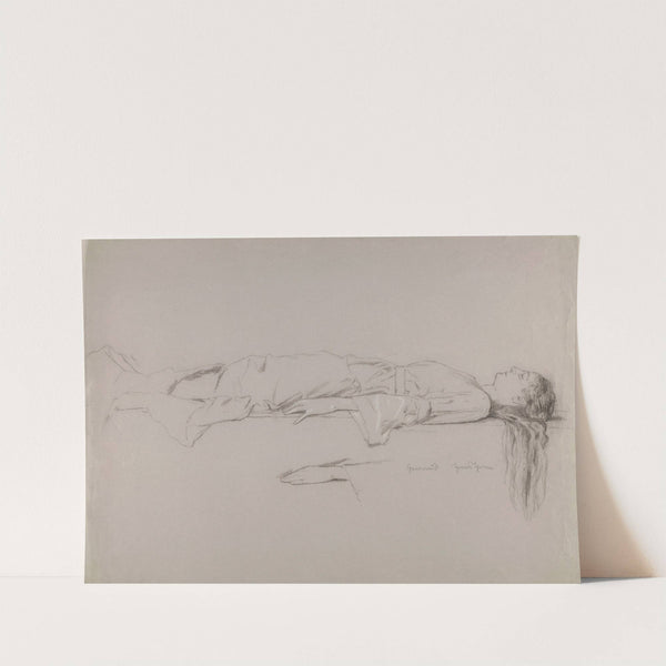 Costume Design for Brunhild (1896) by Hans Thoma