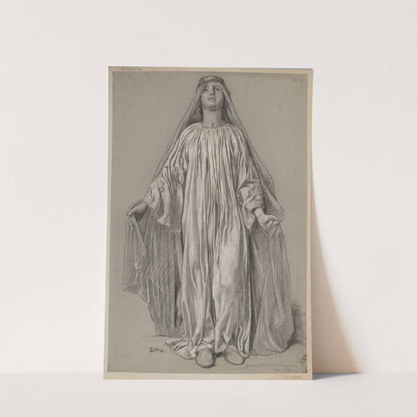 Costume Design for Erda (1895 - 1897) by Hans Thoma