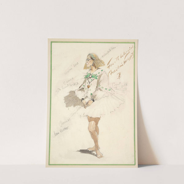 Costume Design for 'Fourth Ballet Girl (Fraülein Hochspitz)' (Short White Dress) by Percy Anderson