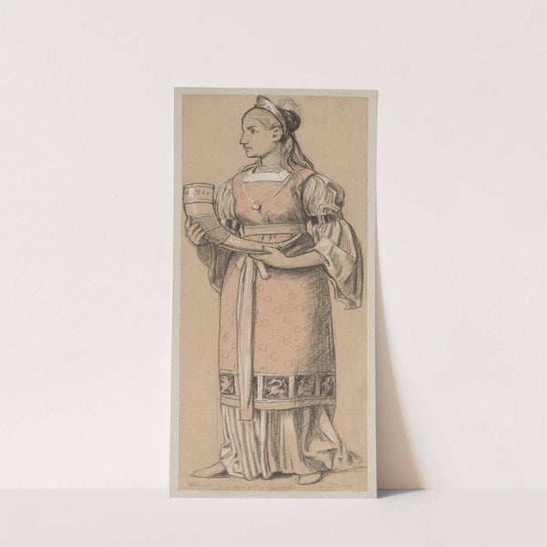 Costume Design for Gudrun (1896) by Hans Thoma