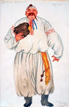 Costume Design for Kum from ‘The Fair at Sorochyntsi’ by Modest Mussorgsky