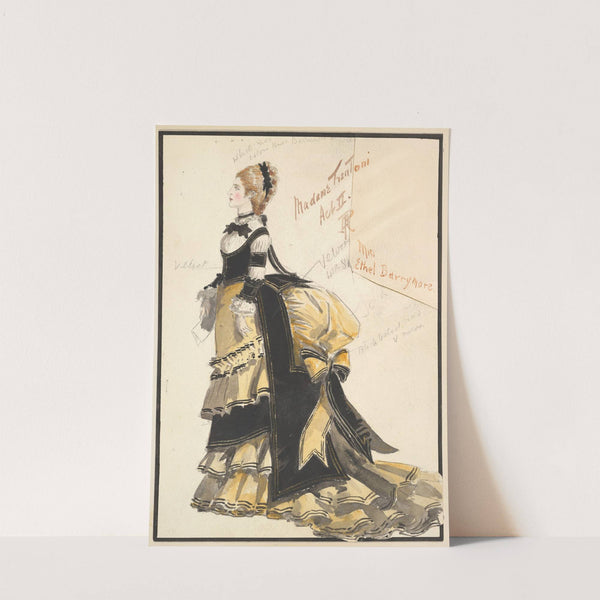 Costume Design for ‘Madame Trentoni’, Act II (1901) by Percy Anderson