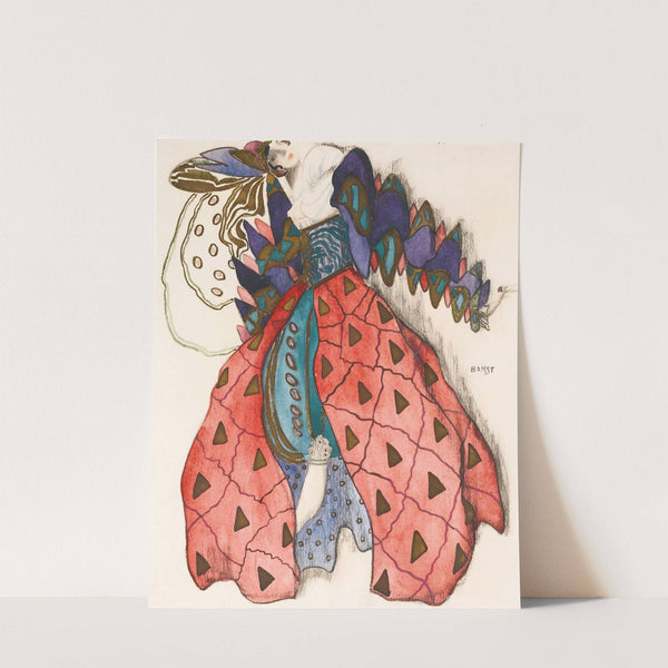 Costume Design For Potiphar's Wife In The Legend Of Joseph by Léon Bakst