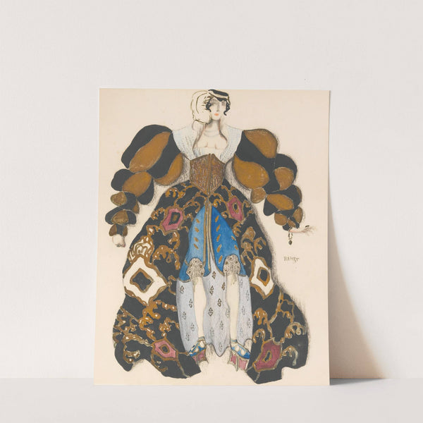 Costume Design For Potiphar's Wife In The Legend Of Joseph by Léon Bakst