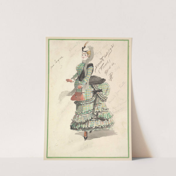 Costume Design for ‘Seventh Ballet Girl (French) Aged 60’ (1901) by Percy Anderson