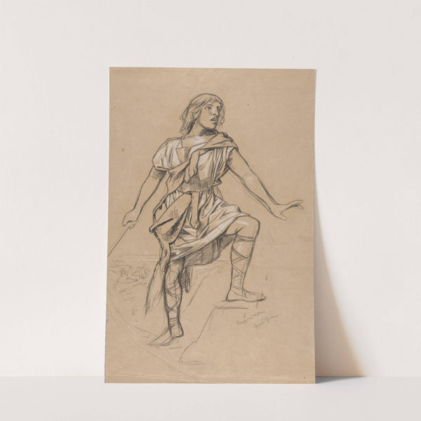 Costume Design for Siegfried (1895) by Hans Thoma