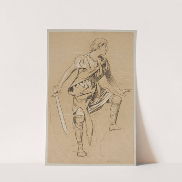 Costume Design for Siegfried (1896) by Hans Thoma