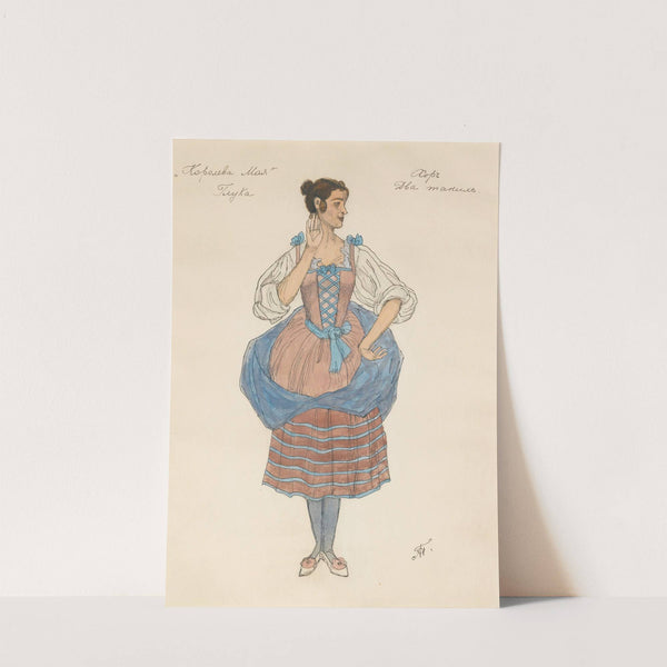 Costume Design For The May Queen II by Alexander Yakovlevich Golovin