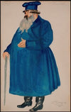 Costume Design for the Merchant Dikoy from Alexander Ostrovsky’s Play ‘The Storm’
