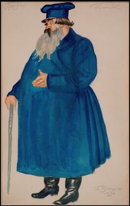 Costume Design for the Merchant Dikoy from Alexander Ostrovsky’s Play ‘The Storm’
