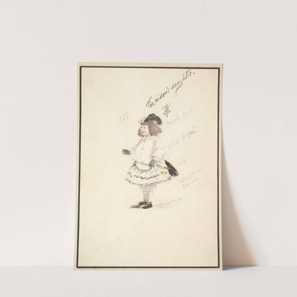 Costume Design for 'The Widow's Daughter' by Percy Anderson