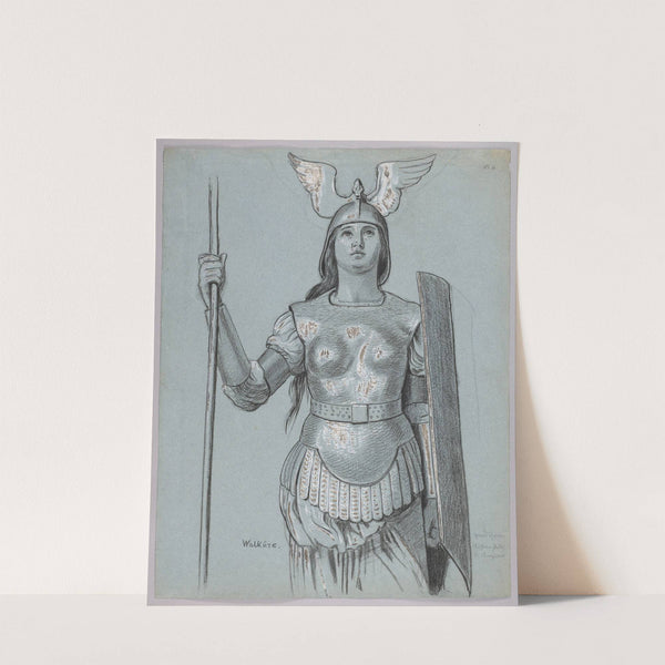 Costume Design for Valkyrie (1896) by Hans Thoma