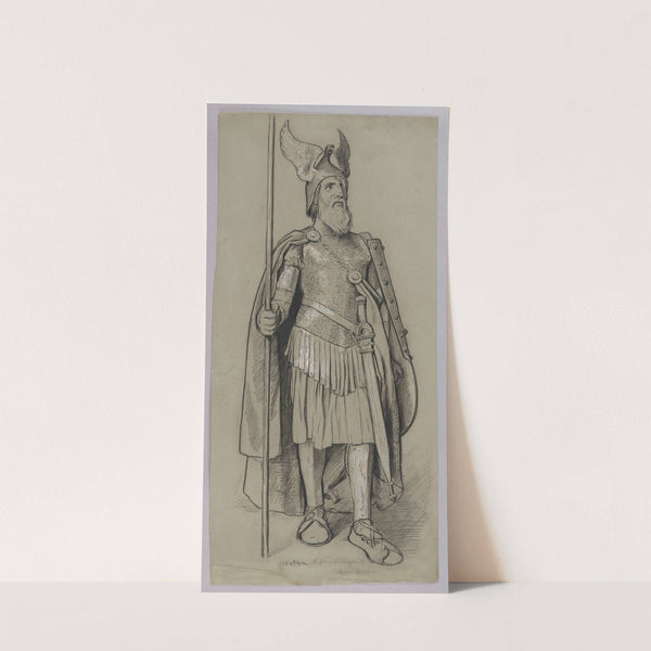 Costume Design for Wotan as the God of War (1895 - 1897) by Hans Thoma