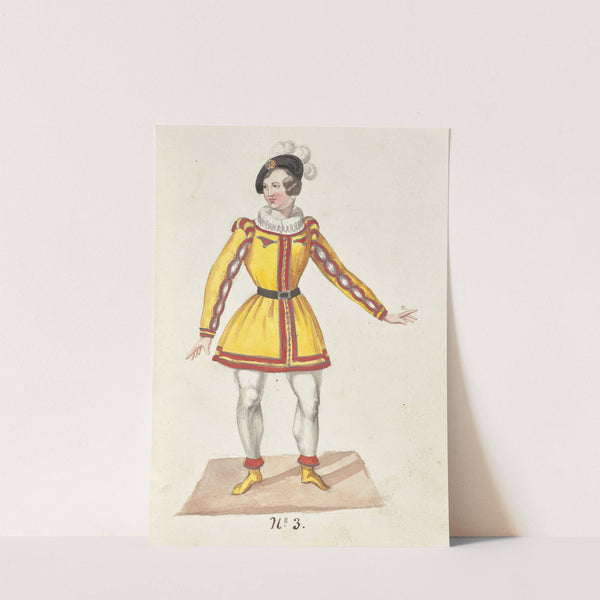 Costume designs for the ballet La Pastorella Svizzera Pl.3 by Vincenzo Battistini