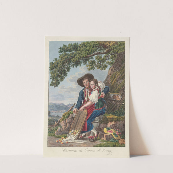 Costume du Canton de Zoug (1808) by Joseph Reinhart