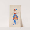 Costume for girls in red, white, and blue (1922) by Will R. Barnes