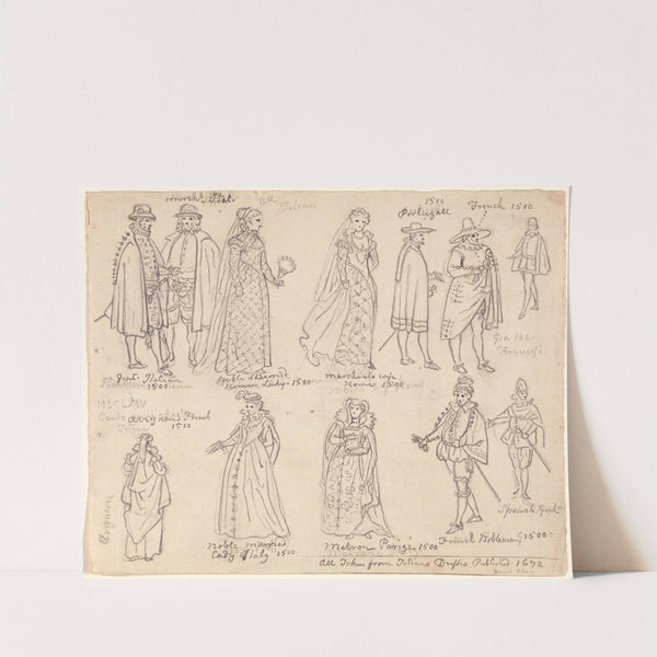 Costume Study 3 by David Allan