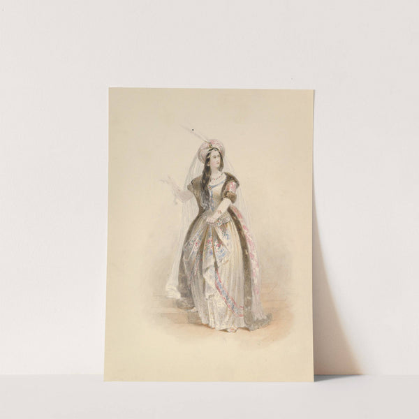 Costume Study for Konstanze in the 'Abduction from the Seraglio' by W.A. Mozart by Johann Georg Christoph Fries