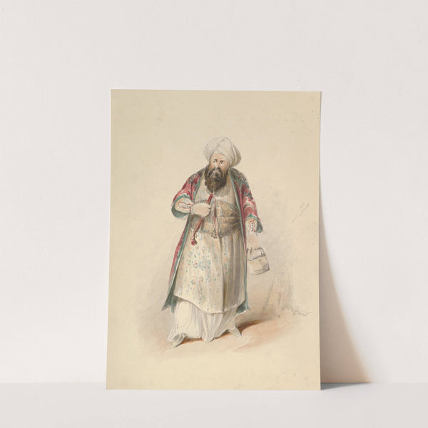 Costume Study for Osmin in the 'Abduction from the Seraglio' by W.A. Mozart by Johann Georg Christoph Fries
