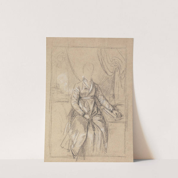 Costume Study for the Portrait of a Lady by Benjamin West