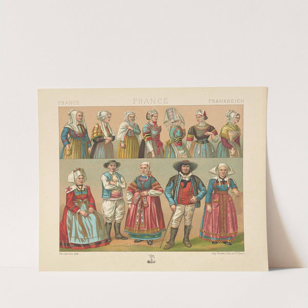 Costumes Bretons (1876-1888) by Auguste Racinet