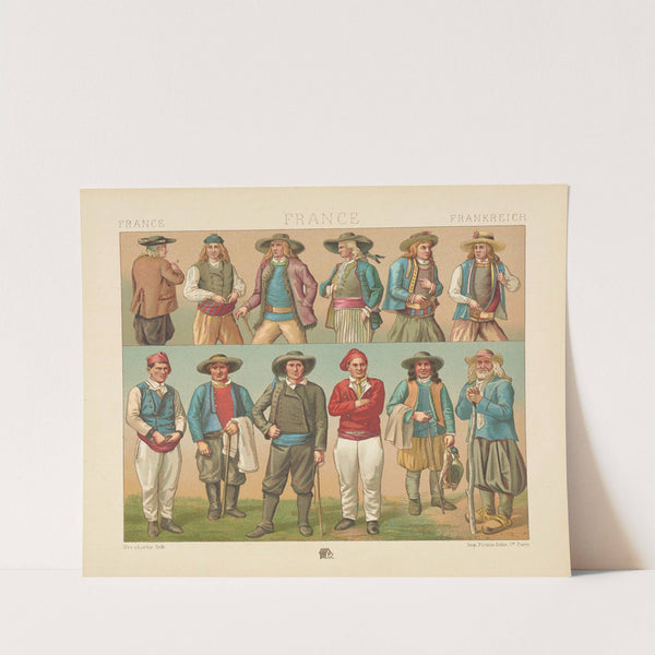 Costumes Bretons – XIX siecle (1876-1888) by Auguste Racinet