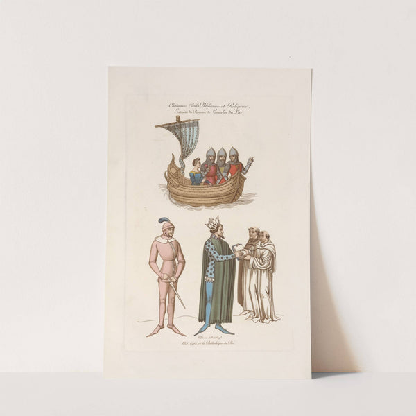 Costumes civils, militaires et religieux, extraits du roman de Lancelot du lac. by Nicolas Xavier Willemin