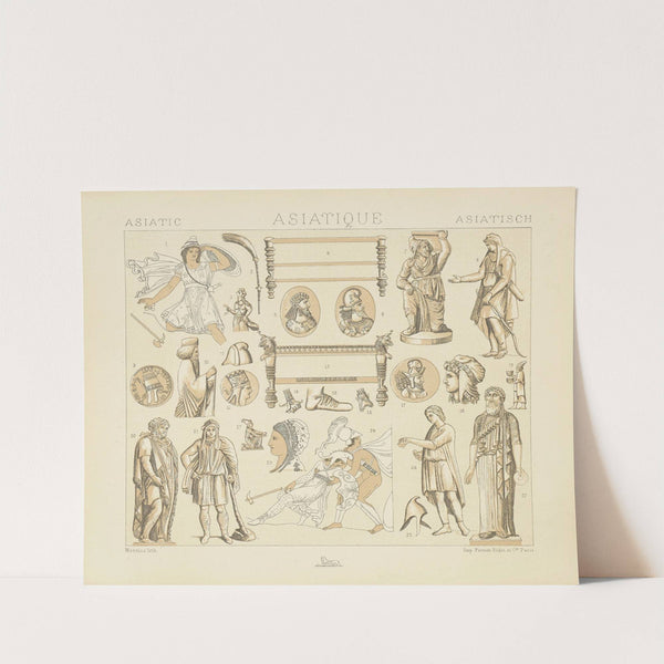 Costumes de la Perse et de l’Asie Mineure – meubles, le bonnet phrygien, les amazones etc. (1876-1888) by Auguste Racinet