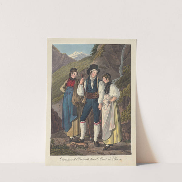 Costumes d’Oberhasli dans le Cant. de Berne (1808) by Joseph Reinhart