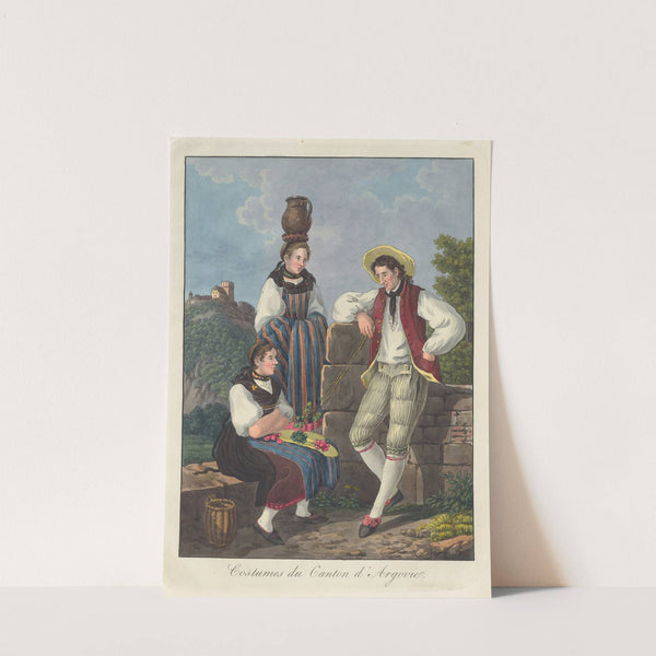 Costumes du Canton d’Argovie (1808) by Joseph Reinhart
