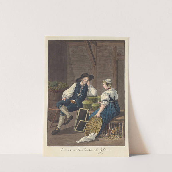 Costumes du Canton de Glarus (1808) by Joseph Reinhart