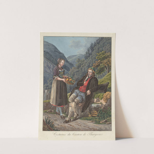 Costumes du Canton de Thurgovie (1808) by Joseph Reinhart