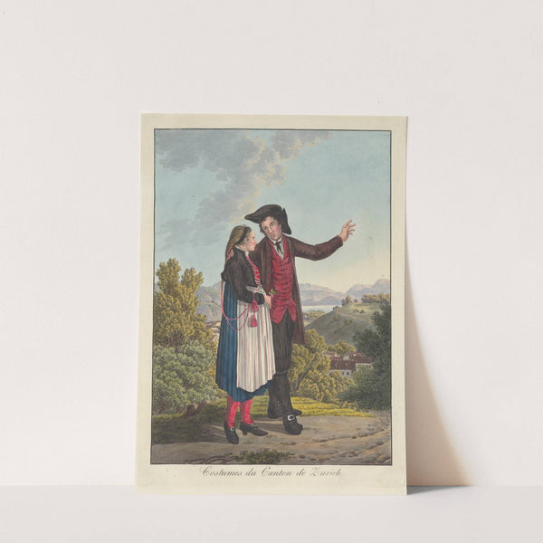 Costumes du Canton de Zurich (1808) by Joseph Reinhart