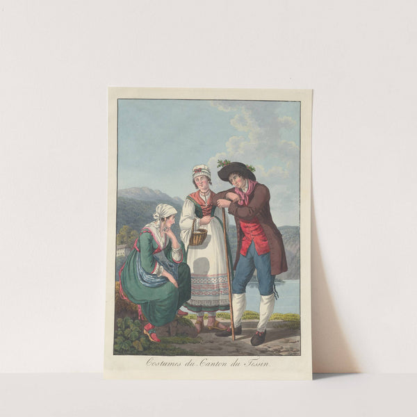 Costumes du Canton du Tessin (1808) by Joseph Reinhart