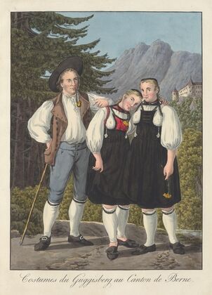 Costumes du Guggisberg au Canton de Berne (1808)