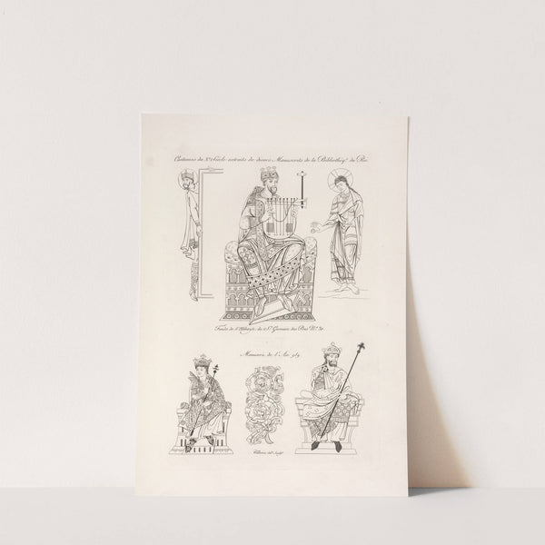 Costumes du Xe. siècle extraits de divers manuscrits de la bibliothèque du roi. by Nicolas Xavier Willemin